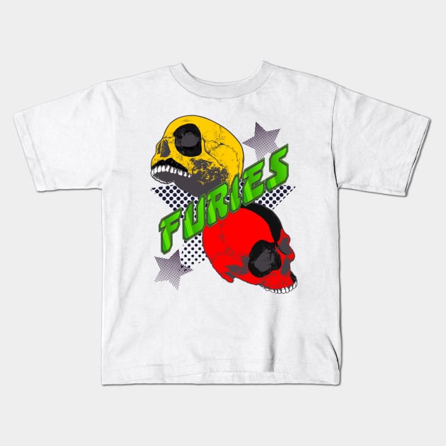 The baseball furies - Skulls - The Warriors Kids T-Shirt by wet_chicken_lip